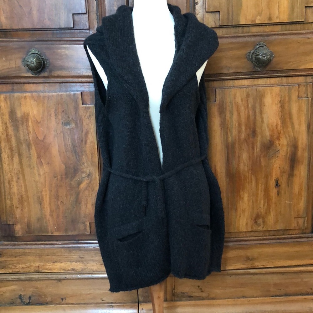 Annette Gortz Grey Alpacka Vest XL
